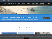 Tablet Screenshot of piraguilla.com